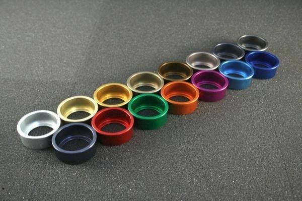 AEM FACTORY - 5 DUCATI TITANIUM CUSH DRIVES WITH COLOR MATCHED ALUMINUM NUTS