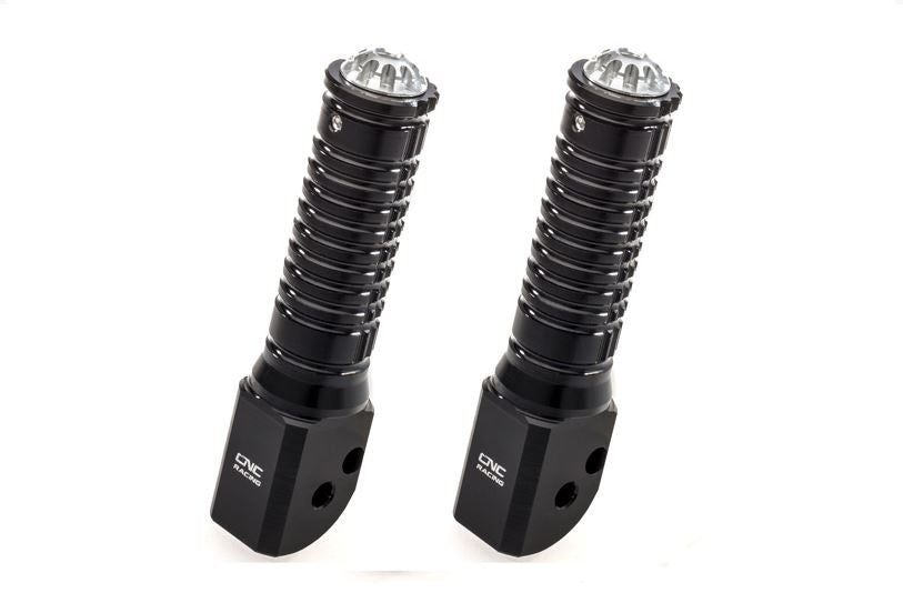 CNC Racing Solid Round Folding Passenger Footpeg Kit for Ducati Scrambler