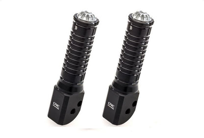 CNC Racing Solid Round Folding Passenger Footpeg Kit for Ducati Scrambler