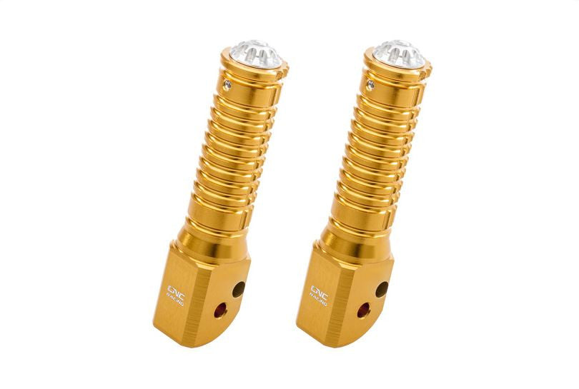 CNC Racing Solid Round Folding Passenger Footpeg Kit for Ducati Scrambler