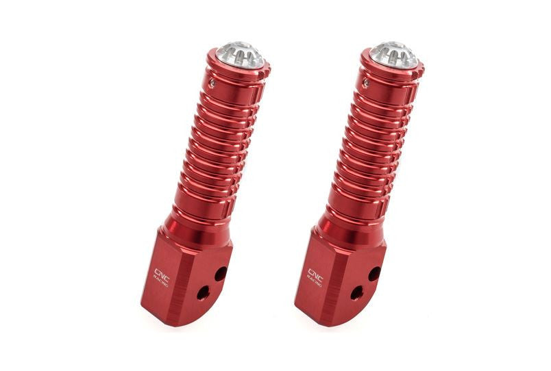 CNC Racing Solid Round Folding Passenger Footpeg Kit for Ducati Scrambler