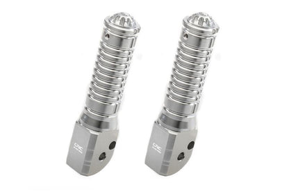 CNC Racing Solid Round Folding Passenger Footpeg Kit for Ducati Scrambler