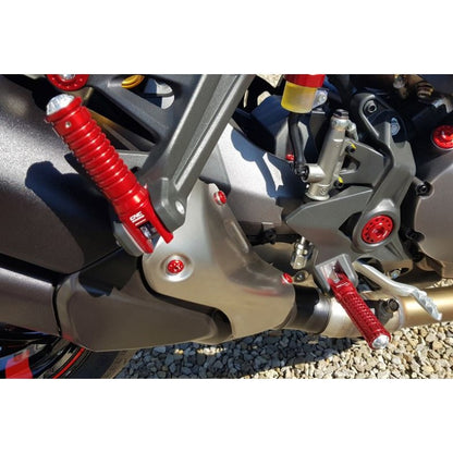 CNC Racing Solid Round Folding Footpeg kit Ducati