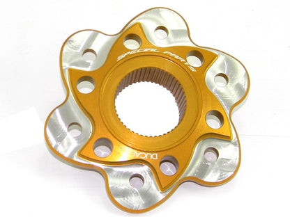 DBK Special Parts (Ducabike) Contrast Cut 6 Hole Rear Sprocket Hub Flange Carrier for Most Large hub Ducati