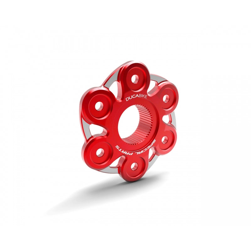 DBK Special Parts (Ducabike) Contrast Cut 6 Hole Rear Sprocket Hub Flange Carrier for the Ducati Panigale / Streetfighter V4 (18-24)