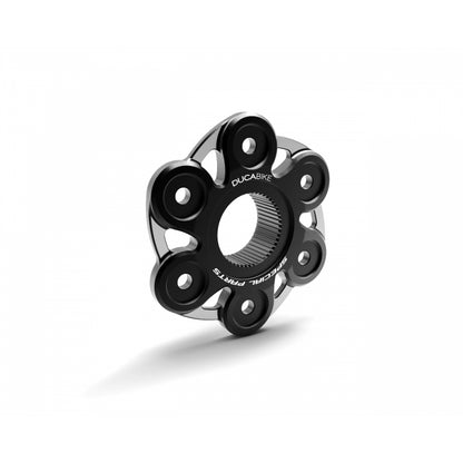 DBK Special Parts (Ducabike) Contrast Cut 6 Hole Rear Sprocket Hub Flange Carrier for the Ducati Panigale / Streetfighter V4 (18-24)