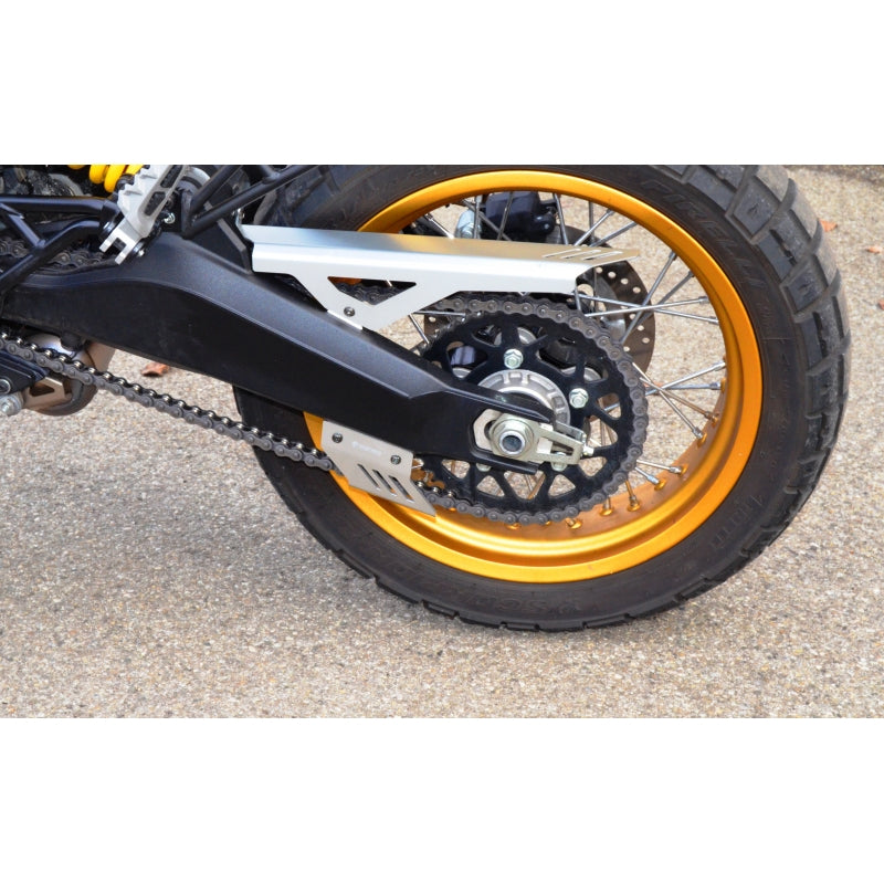 DBK Special Parts (Ducabike) Aluminum Lower Chain Guard for the Ducati Scrambler Desert Sled