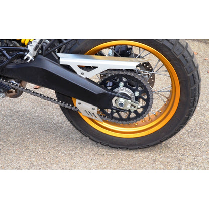 DBK Special Parts (Ducabike) Aluminum Lower Chain Guard for the Ducati Scrambler Desert Sled