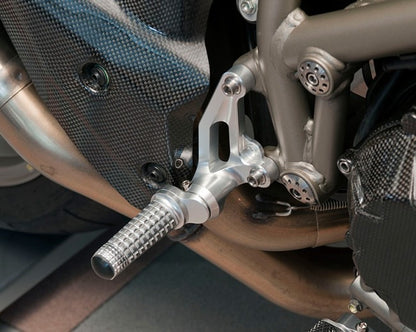 Motocorse Billet Aluminum Rearsets with Titanium Hardware for Ducati Streetfighter 1098 & 848