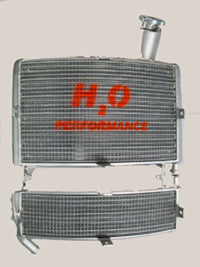 Galletto Radiatori (H2O Performance) Oversize Radiator kit For Piaggio ZIP 1 Series