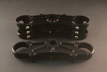 AEM FACTORY - DUCATI MONSTER WITH REAR BOW TYPE SUSPENSION TRIPLE CLAMP WITH RISERS FOR 28MM BARS