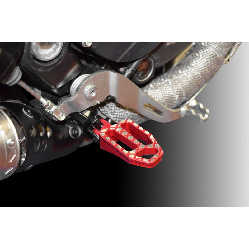 DBK Special Parts (Ducabike) "ADVENTURE" Footpegs for Ducati Hypermotard 939 & Scrambler Desert Sled