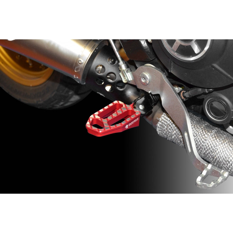 DBK Special Parts (Ducabike) "ADVENTURE" Footpegs for Ducati Hypermotard 939 & Scrambler Desert Sled