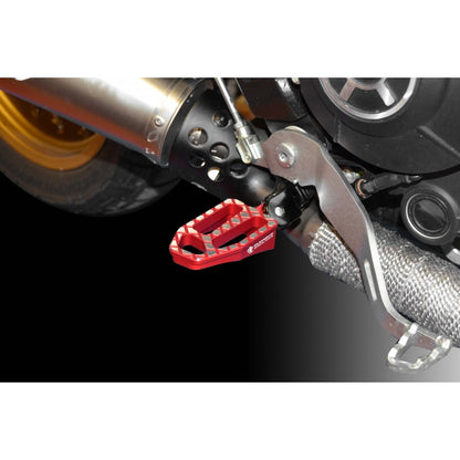 DBK Special Parts (Ducabike) "ADVENTURE" Footpegs for Ducati Hypermotard 939 & Scrambler Desert Sled