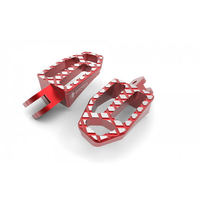DBK Special Parts (Ducabike) "ADVENTURE" Footpegs for Ducati Hypermotard 939 & Scrambler Desert Sled