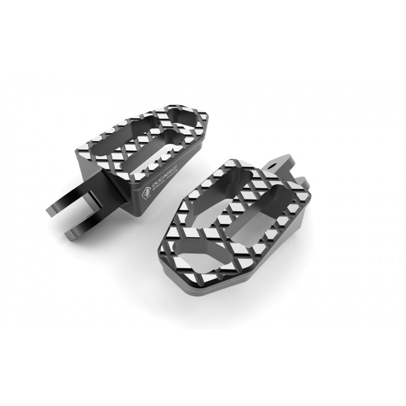 DBK Special Parts (Ducabike) "ADVENTURE" Footpegs for Ducati Hypermotard 939 & Scrambler Desert Sled