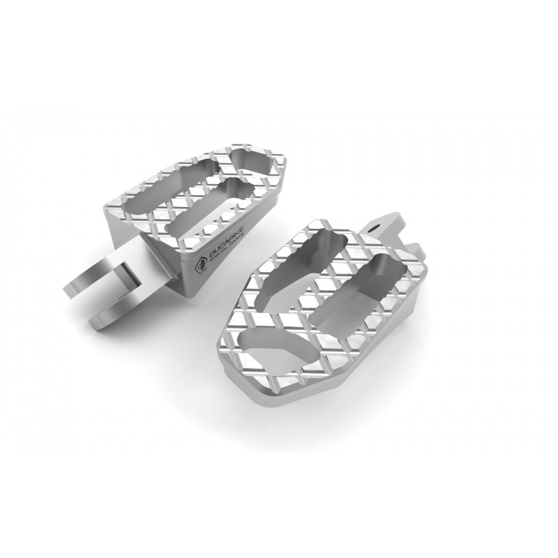 DBK Special Parts (Ducabike) "ADVENTURE" Footpegs for Ducati Hypermotard 939 & Scrambler Desert Sled
