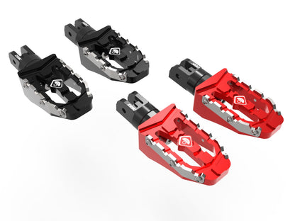 DBK Special Parts (Ducabike) "OFF ROAD" Adjustable Rider/Passenger Footpegs for Ducati