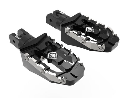 DBK Special Parts (Ducabike) "OFF ROAD" Adjustable Rider/Passenger Footpegs for Ducati