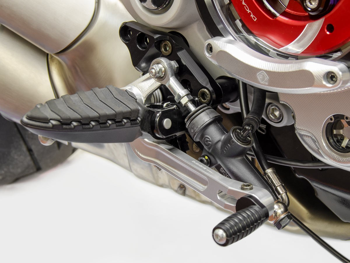 DBK Special Parts (Ducabike) Adjustable Rearsets for the Ducati Diavel 1260
