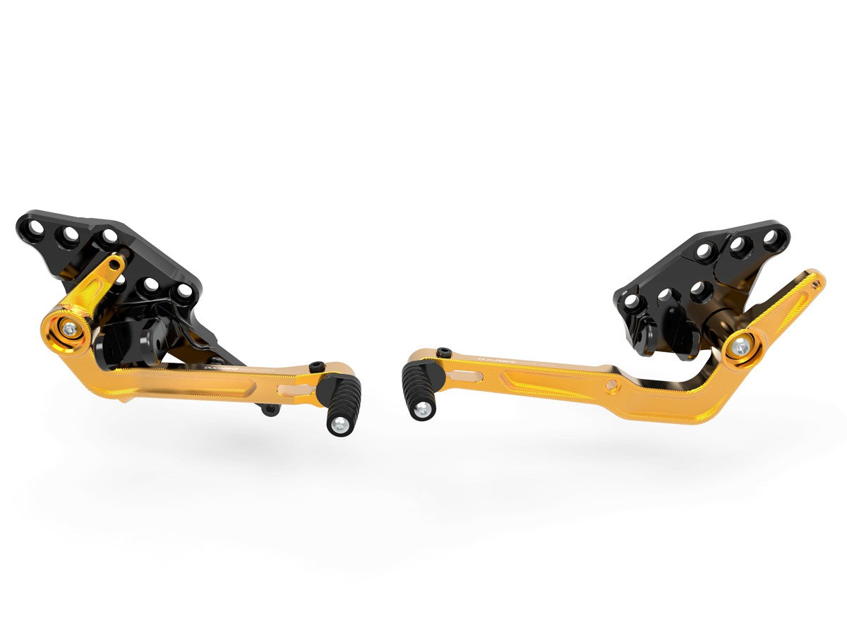 DBK Special Parts (Ducabike) Adjustable Rearsets for the Ducati Diavel 1260