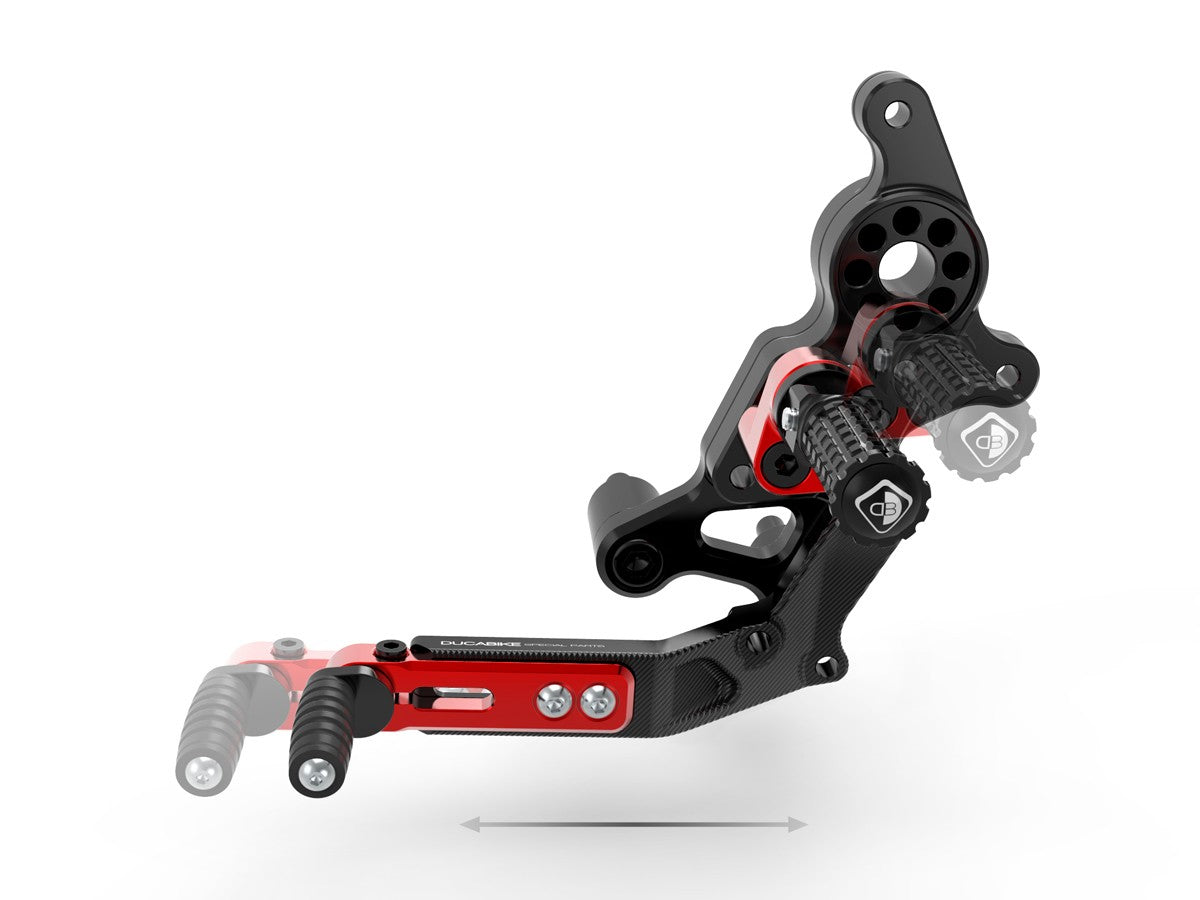 DBK Special Parts (Ducabike) Adjustable Rearsets for the Ducati Hypermotard 950 / SP