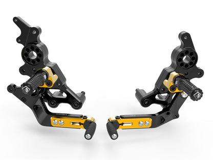 DBK Special Parts (Ducabike) Adjustable Rearsets for the Ducati Hypermotard 950 / SP