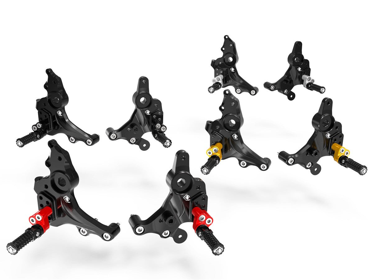 DBK Special Parts (Ducabike) Adjustable Modular Rearsets for the Ducati Monster 937