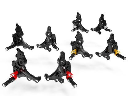 DBK Special Parts (Ducabike) Adjustable Modular Rearsets for the Ducati Monster 937
