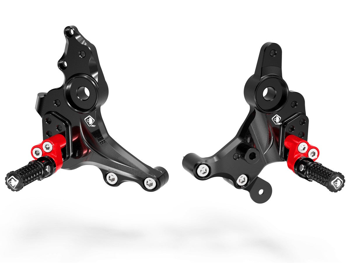DBK Special Parts (Ducabike) Adjustable Modular Rearsets for the Ducati Monster 937