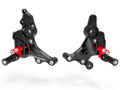 DBK Special Parts (Ducabike) Adjustable Modular Rearsets for the Ducati Monster 937