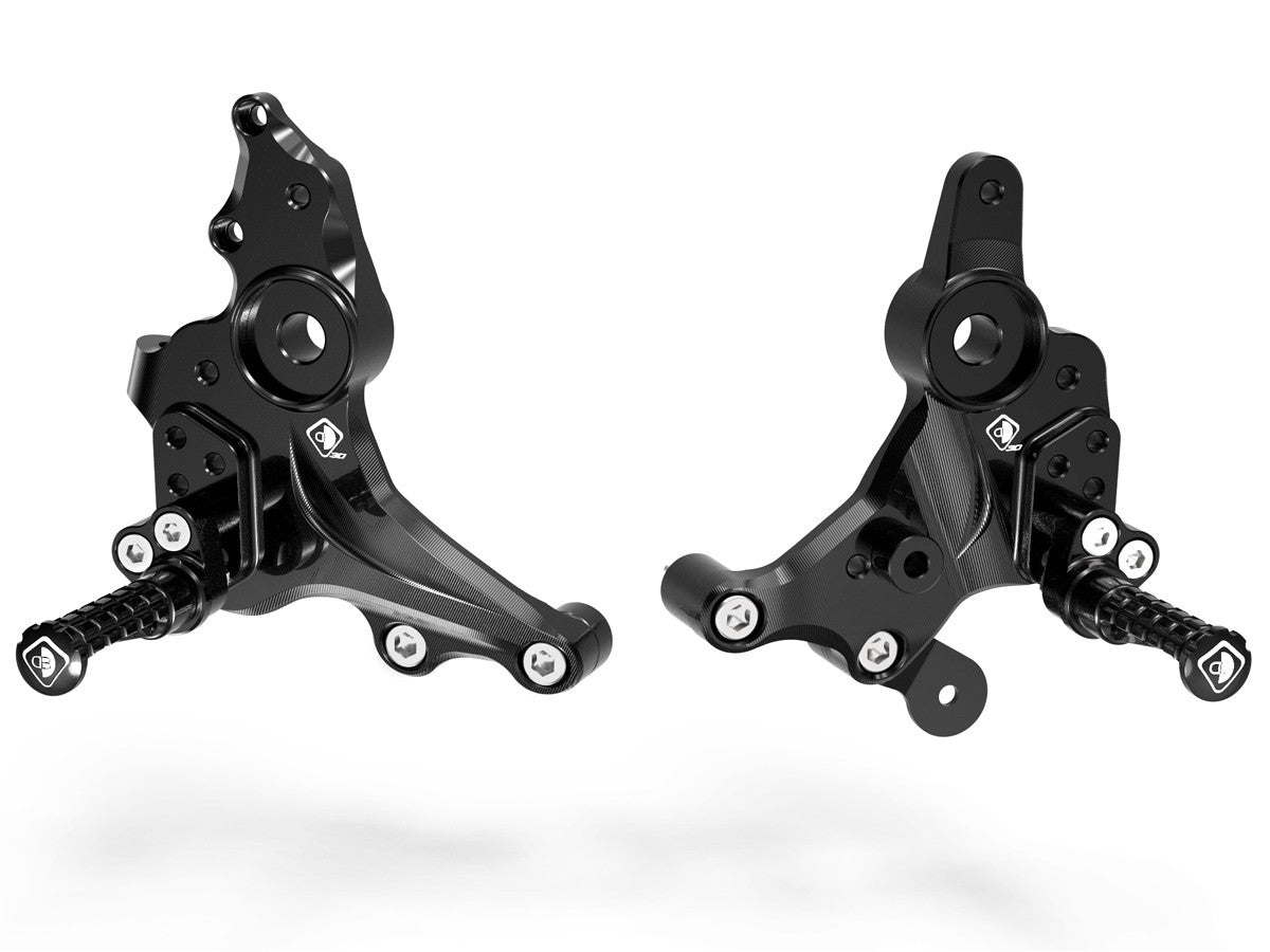 DBK Special Parts (Ducabike) Adjustable Modular Rearsets for the Ducati Monster 937