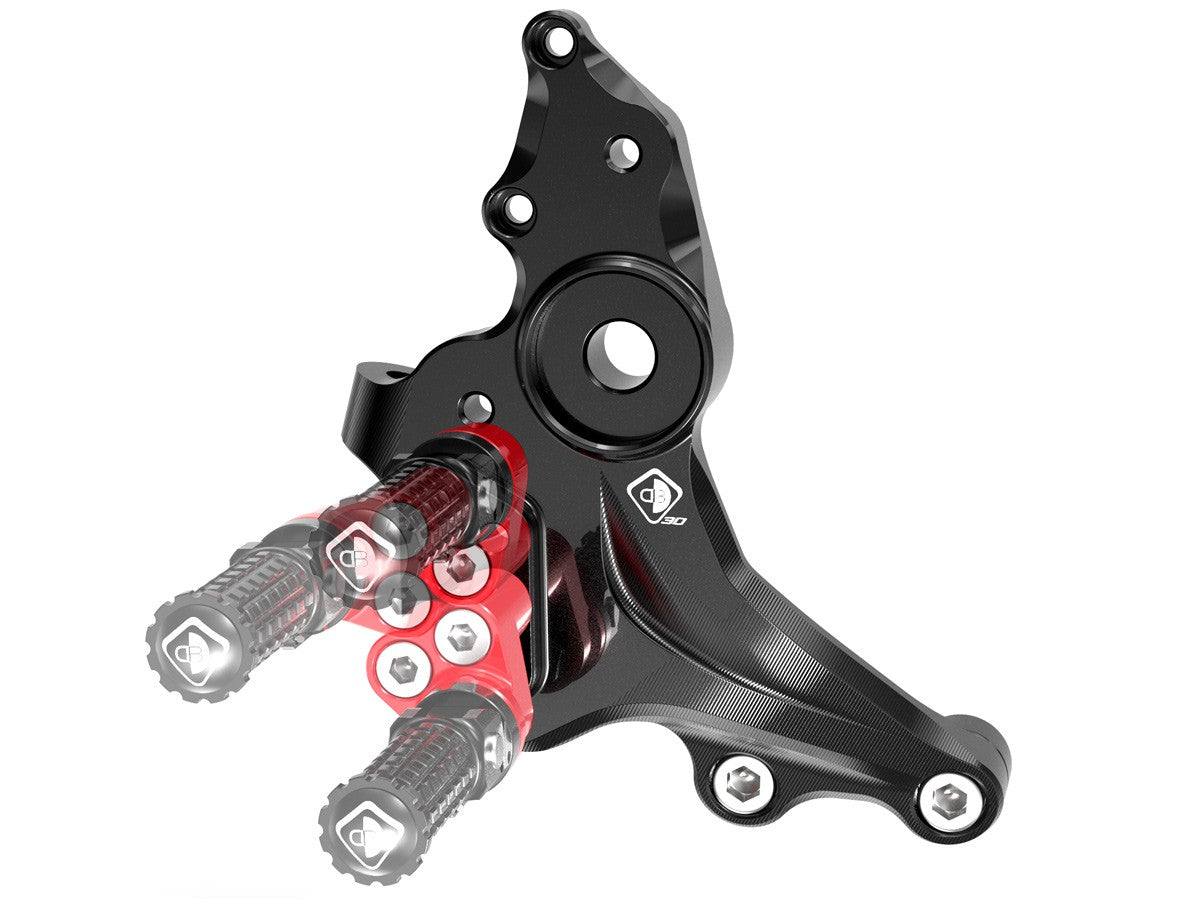 DBK Special Parts (Ducabike) Adjustable Modular Rearsets for the Ducati Monster 937