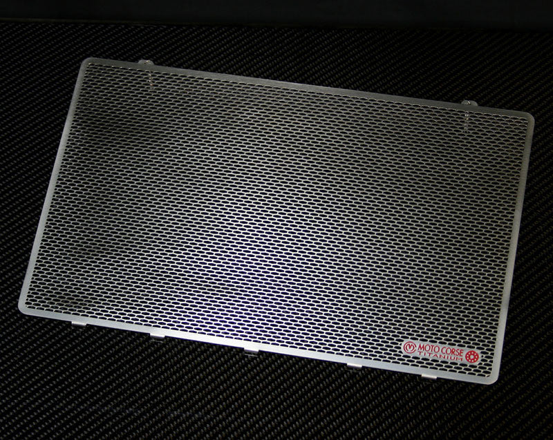 Motocorse Titanium Radiator and Oil Cooler Guards for the Ducati 1198/1098/848