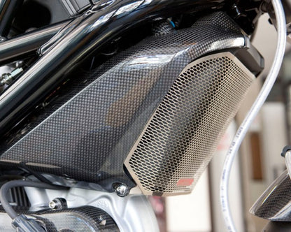 Motocorse Titanium Oil Cooler Protector for Ducati Monster 1100/796/696