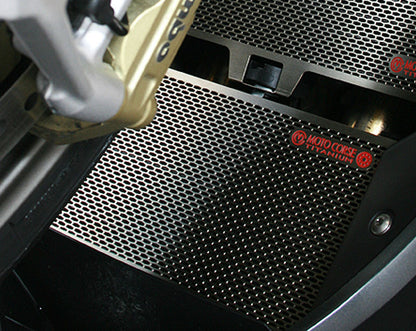 Motocorse Titanium Radiator and Oil Cooler Guards for BMW S1000RR/R  HP4  S1000XR