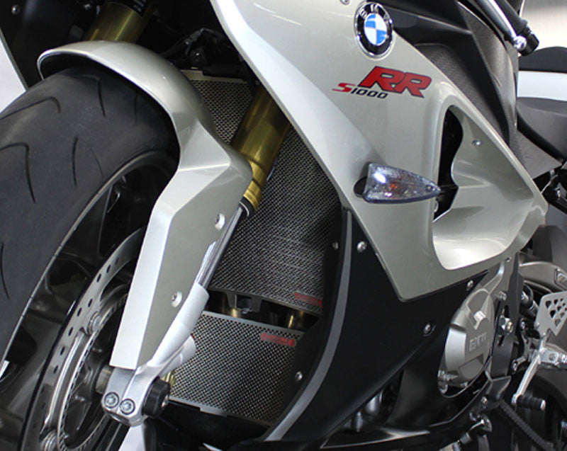 Motocorse Titanium Radiator and Oil Cooler Guards for BMW S1000RR/R  HP4  S1000XR