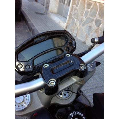 Carbon4us Carbon Fiber Handlebar Clamp Cover for Ducati Monster 696 / 796 / 1100