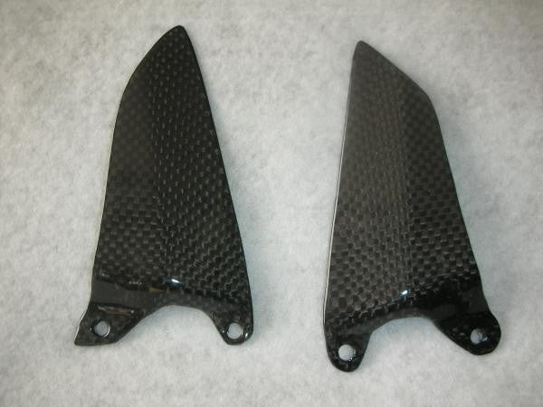 CARBONVANI - DUCATI 848 / 1098 & 1198 CARBON FIBER HEEL GUARDS (2007-13)