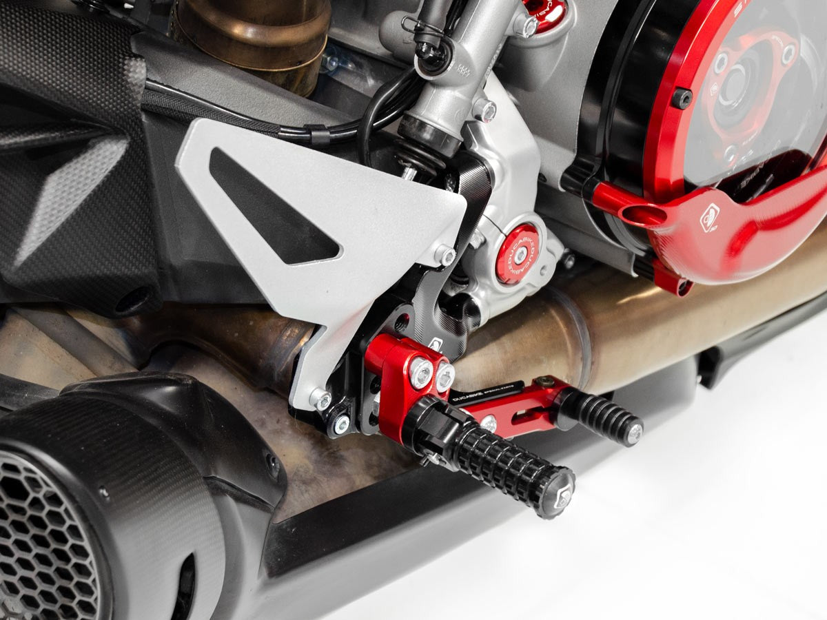 DBK Special Parts (Ducabike) Adjustable Rearsets for the Ducati Streetfighter V2