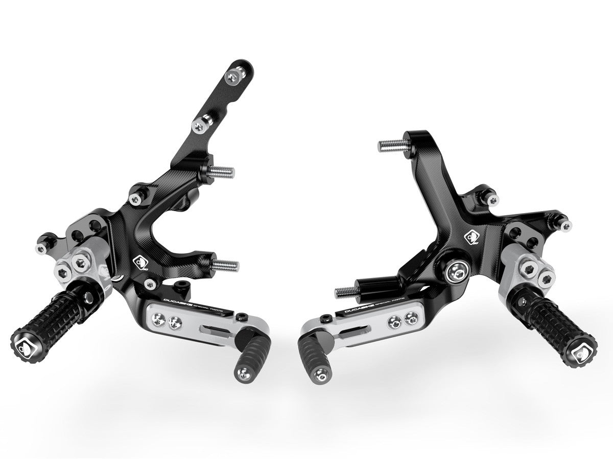 DBK Special Parts (Ducabike) Adjustable Rearsets for the Ducati Streetfighter V2