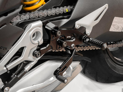 DBK Special Parts (Ducabike) Type 1 Adjustable Rearsets for the Ducati Streetfighter V4 / S