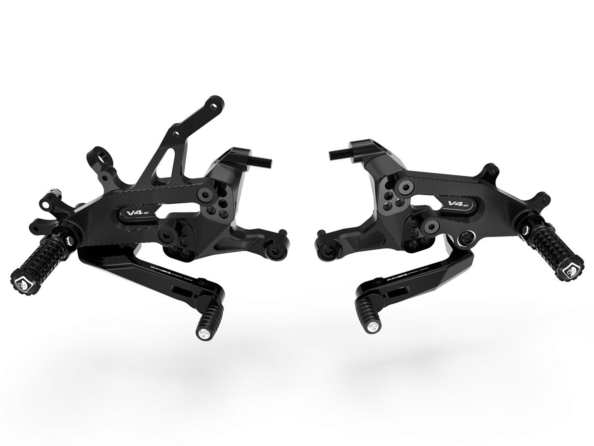 DBK Special Parts (Ducabike) Type 1 Adjustable Rearsets for the Ducati Streetfighter V4 / S