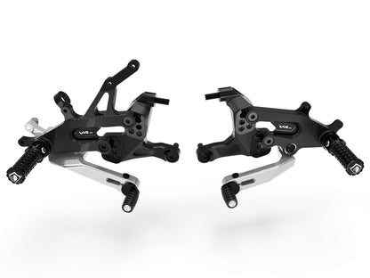 DBK Special Parts (Ducabike) Type 1 Adjustable Rearsets for the Ducati Streetfighter V4 / S