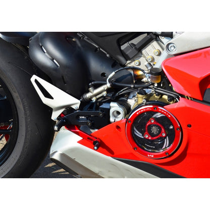 DBK Special Parts (Ducabike) Type 1 Adjustable Rearsets for the Ducati Panigale V4 / S / Speciale (18-24)