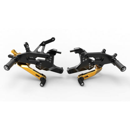 DBK Special Parts (Ducabike) Type 1 Adjustable Rearsets for the Ducati Panigale V4 / S / Speciale (18-24)