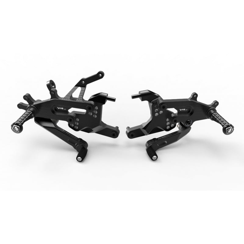 DBK Special Parts (Ducabike) Type 1 Adjustable Rearsets for the Ducati Panigale V4 / S / Speciale (18-24)