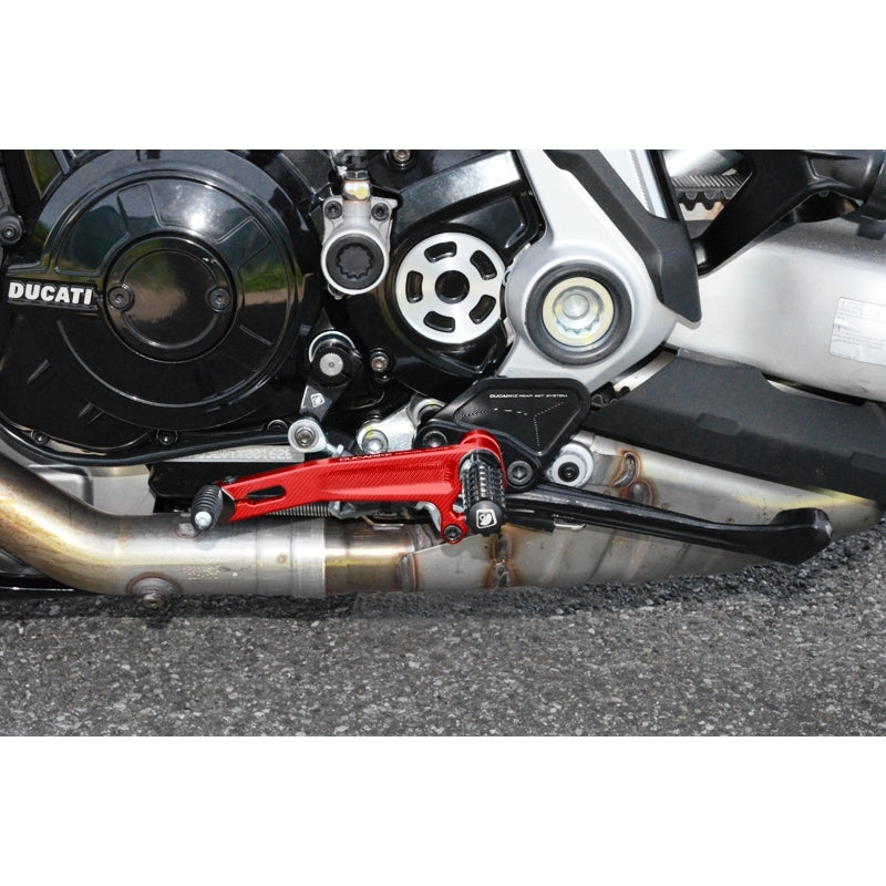 DBK Special Parts (Ducabike) Adjustable Rearsets for the Ducati XDiavel (Mid Mount Controls)