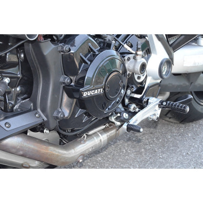 DBK Special Parts (Ducabike) Adjustable Rearsets for the Ducati XDiavel (Mid Mount Controls)