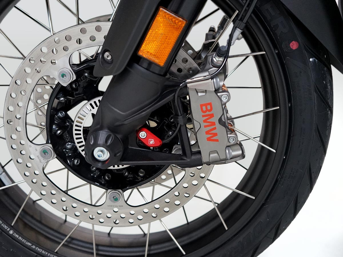 DBK Special Parts (Ducabike) Billet Rear ABS Sensor Protector for the Ducati DesertX and BMW R 1300 GS